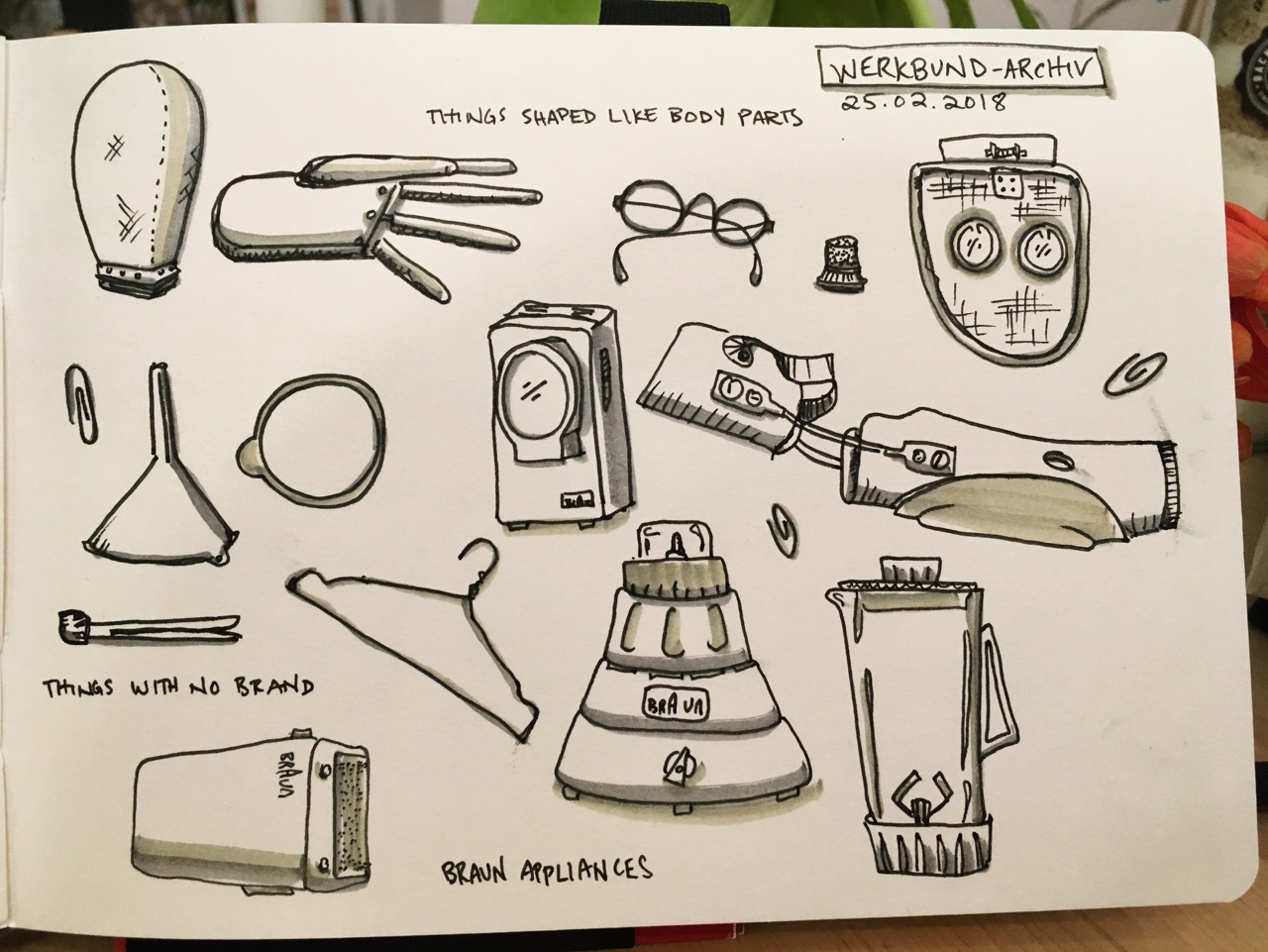 Things shaped like body parts
